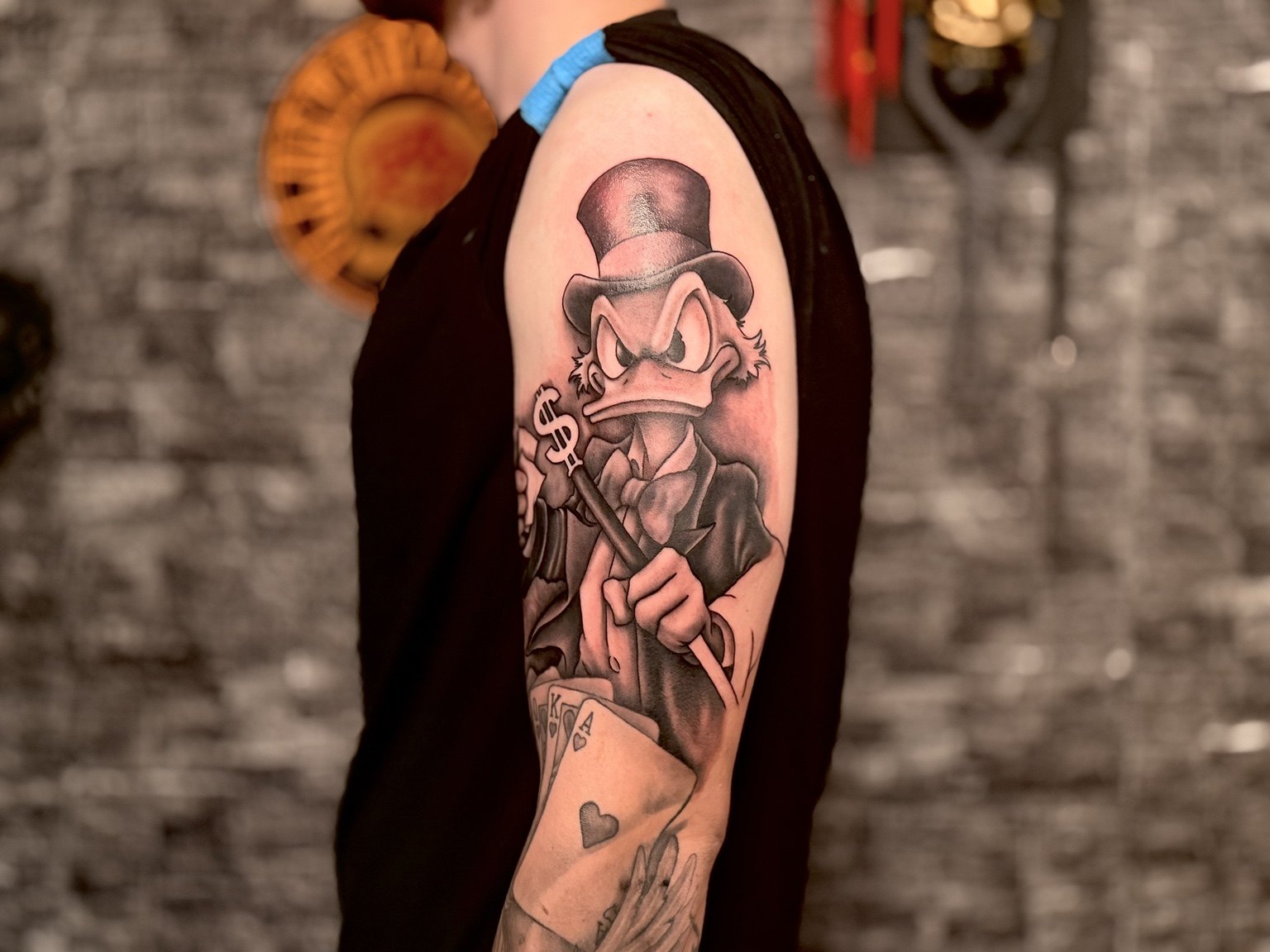 Scrooge McDuck tattoo